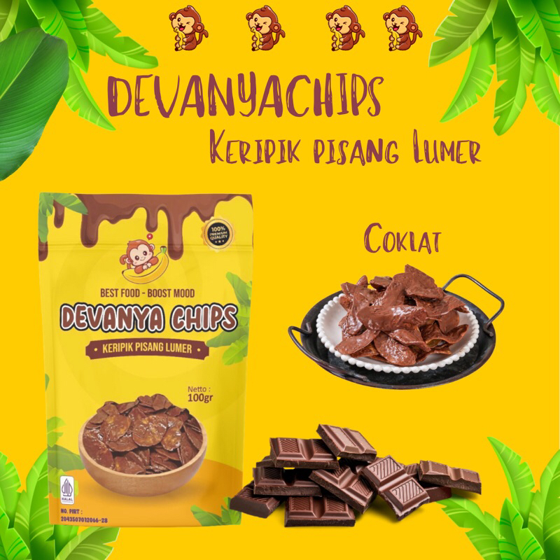 

DEVANYACHIPS-Keripik pisang lumer Coklat