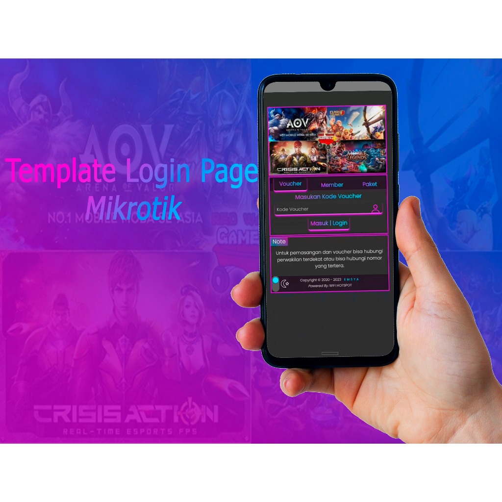 Login Page Mikrotik | Hotspot Login Page