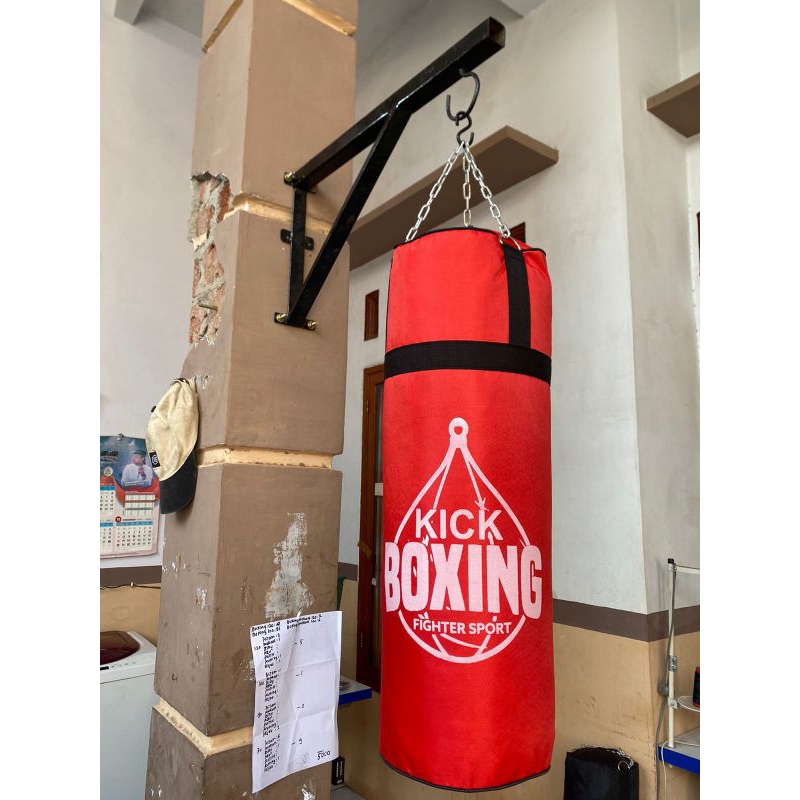 Samsak tinju muaythai MMA boxing bisa cod 100℅ ukuran 80cm tanpa isi