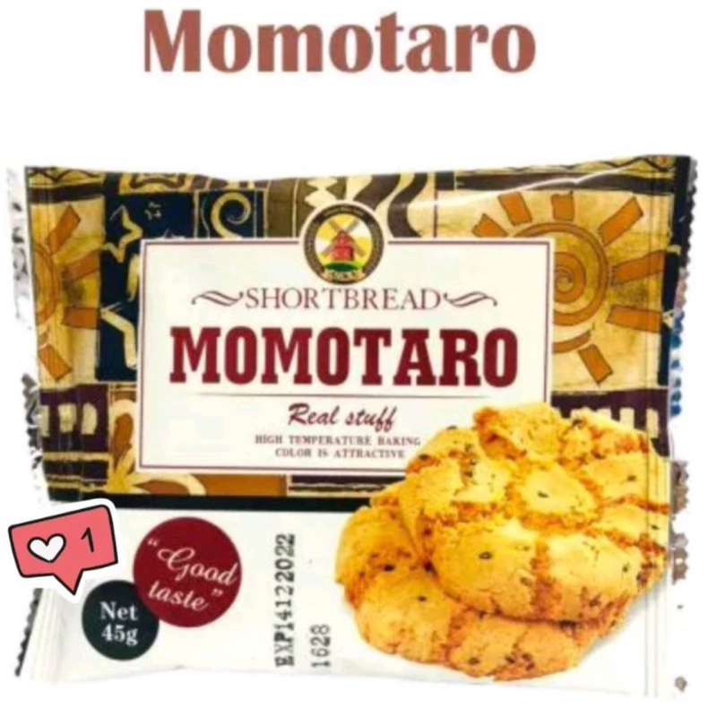 

MOMOTARO KUKIS SHORTBREAD, RASA: ORIGINAL/ COKLAT @ 45 GR