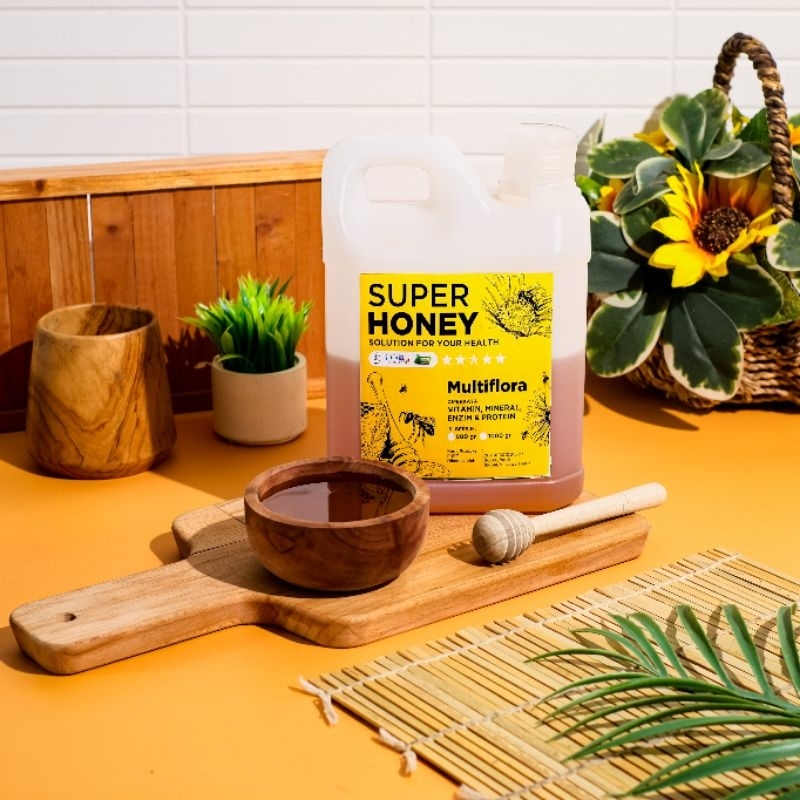 

Madu murni Madu asli Multiflora Original 100 % 1 kg