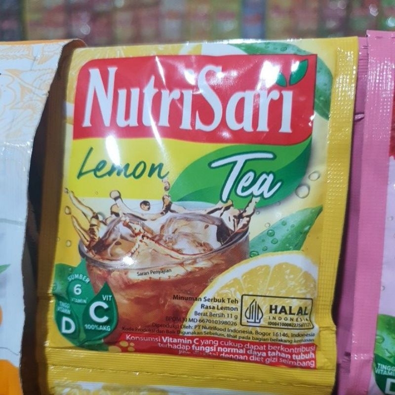 

Nutrisari Lemon Tea 1renceng (10pcs)