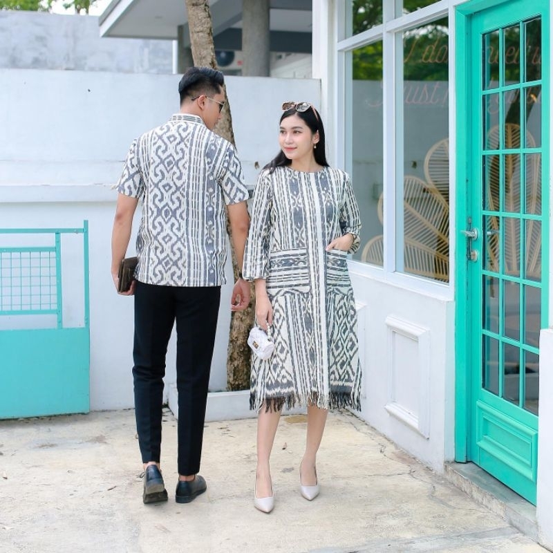 sarimbit tenun- sarimbit - couple tenun - baju couple pasangan