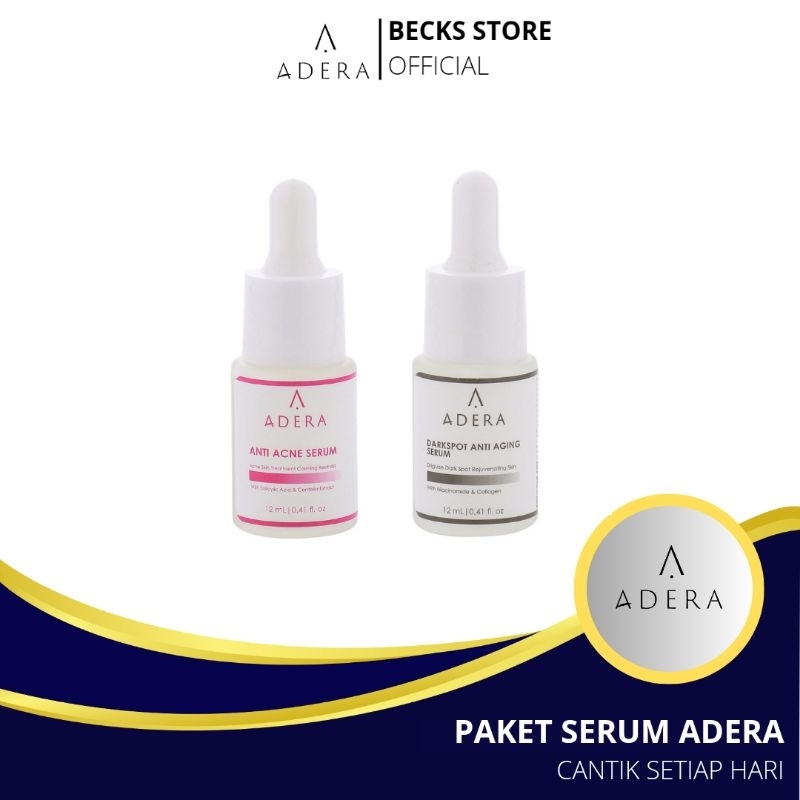 SERUM ADERA GLOWING DARK SPOT ANTI AGING / ADERA SERUM ACNE ORIGINAL