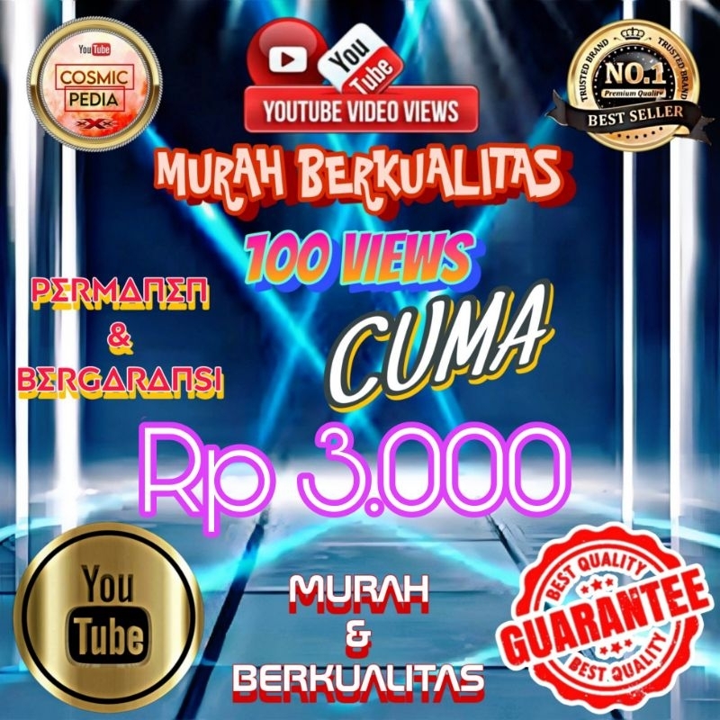 [PROMO] Viewers Youtube Murah - Namun Berkualitas Bukan Murahan - 100% AMAN MONET | PERMANEN BERGARA