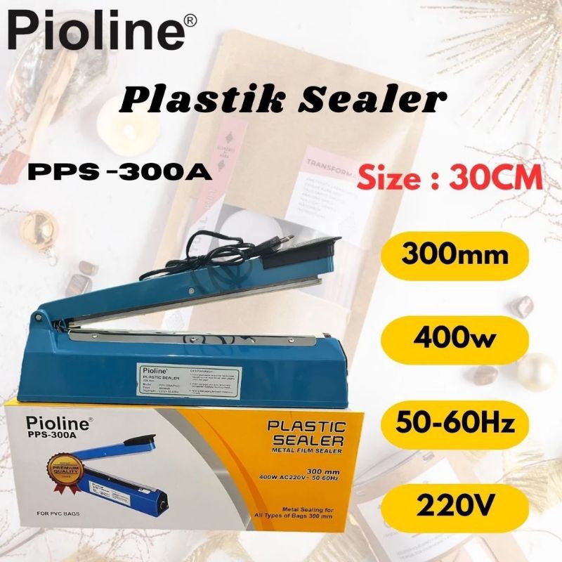 Alat Pres Plastik Listrik/Sealer Merek Pioline Panjang Alat 40 Cm