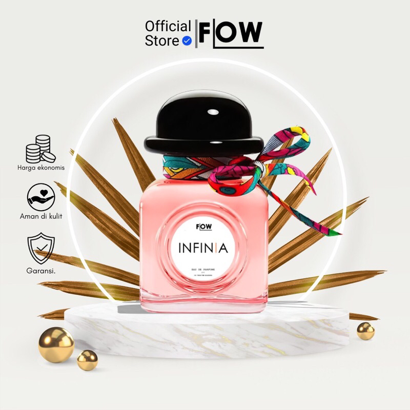 Flow - Parfum Wanita Tahan Lama Aroma Lembut Elegan Inspired By ASHANTY VANILA | Parfum Tahan Lama P