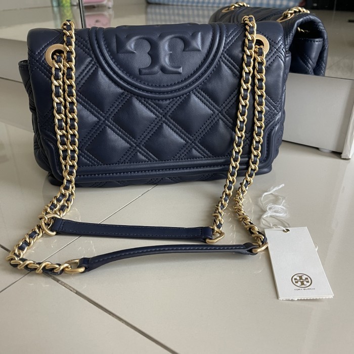 Preloved TB Soft Fleming Medium Navy (rare)