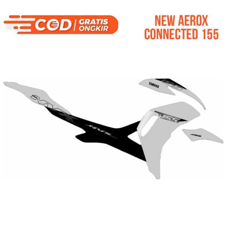 STRIPING STIKER AEROX CONNECTED NEW 155 NVX VVA