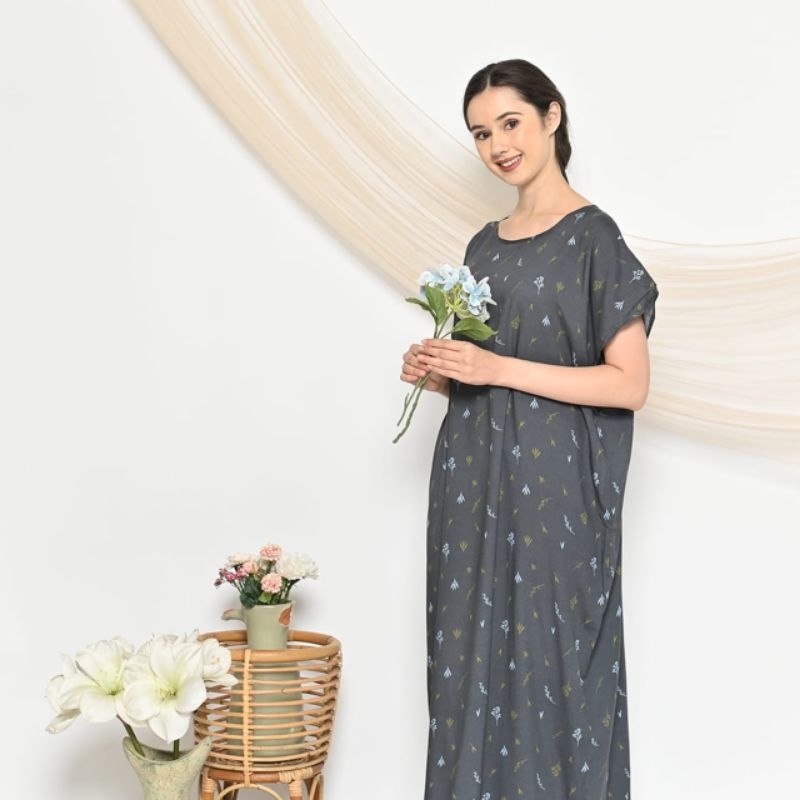 HABEL/CSL Baju Santai Daster Panjang Non Busui Bahan Rayon Premium Adem Baju Santai Wanita