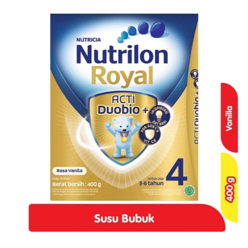 

NUTRILON ROYAL 4 SUSU PERTUMBUHAN ANAK 400GR VANILLA
