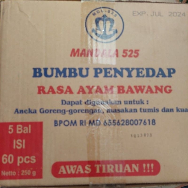 

BUMBU BINTANG KEMBAR MDL-525 250GR AYAM BAWANG [1 DUS]