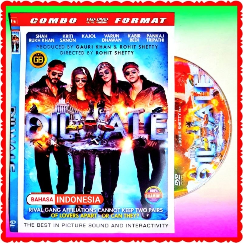 KASET FILM DILWALE DUBBING BAHASA INDONESIA-FILM INDIA SHAHRUKH KHAN DILWALE-KASET FILM INDIA DILWAL