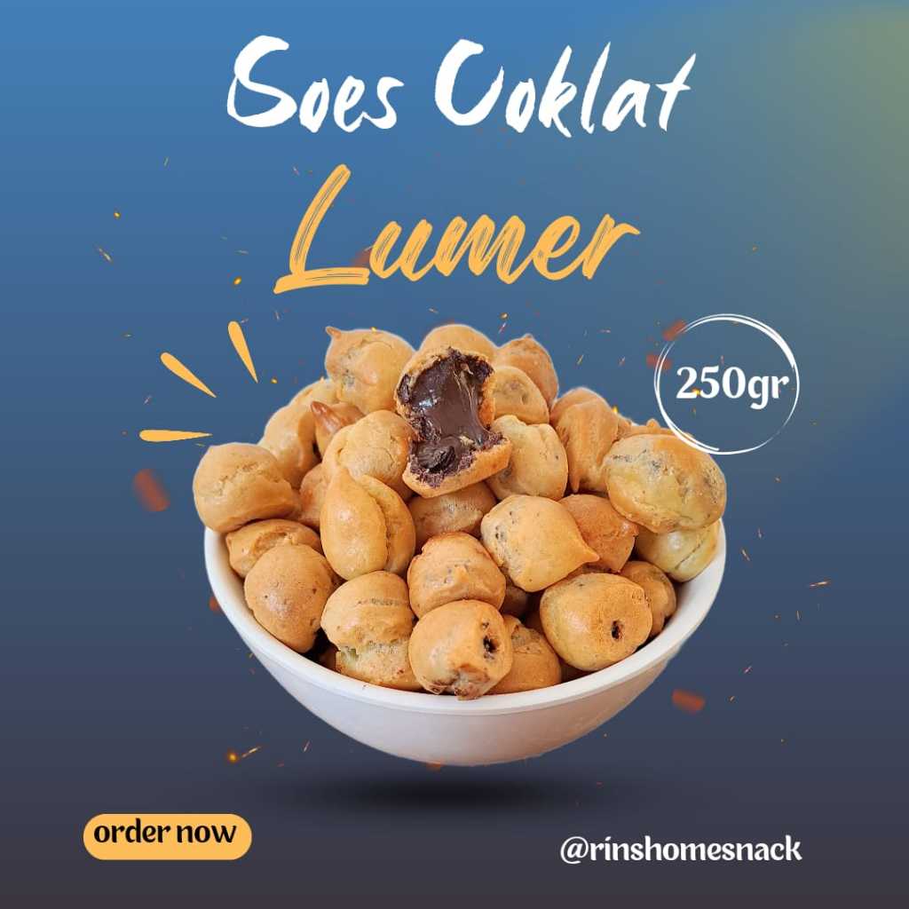 

Soes Coklat lumer 250 GRAM