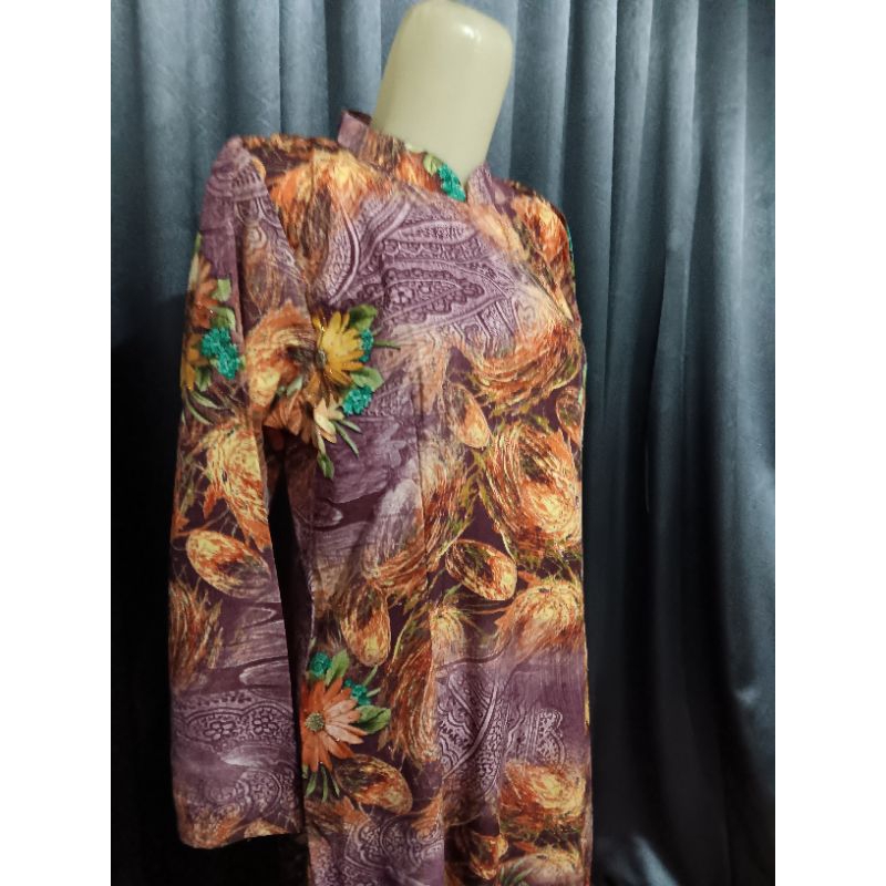 gamis bata corak cantik