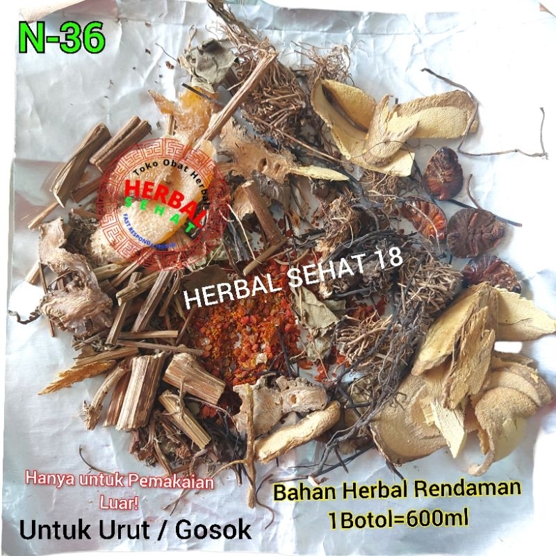 

Jamu Herbal Rendam Obat Gosok Dan Minyak Urut / Tidak untuk Diminum / Rendaman