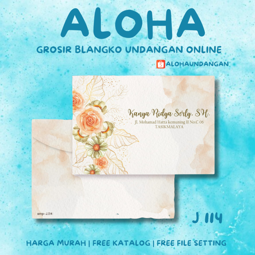 

AMPLOP KONDANGAN NIKAH JUWARA 114 50 PCS UKURAN KECIL | Aloha Undangan