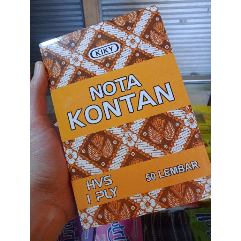 

10 Buku Nota Kontan Kiky 1 Rangkap isi 50 lembar