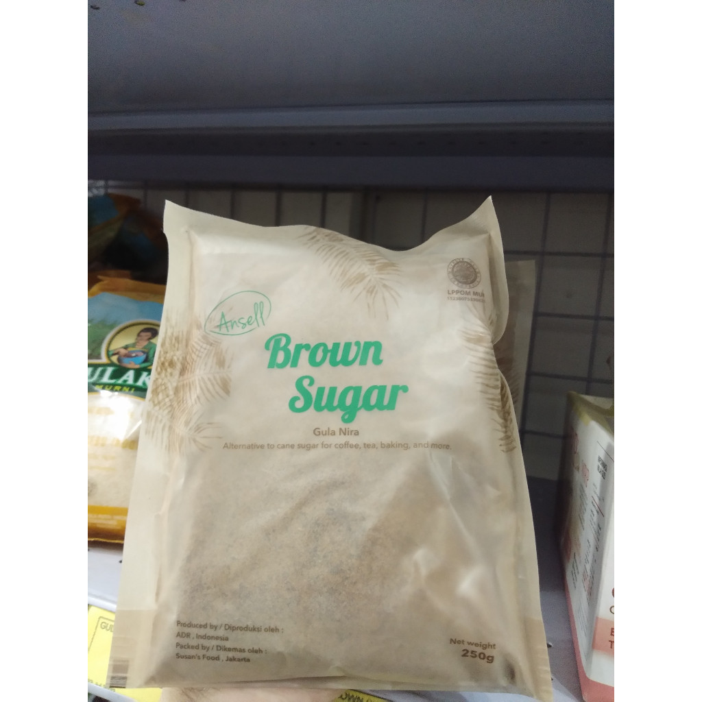 

Ansell Gula Nira Brown Sugar - Gula Coklat 250g