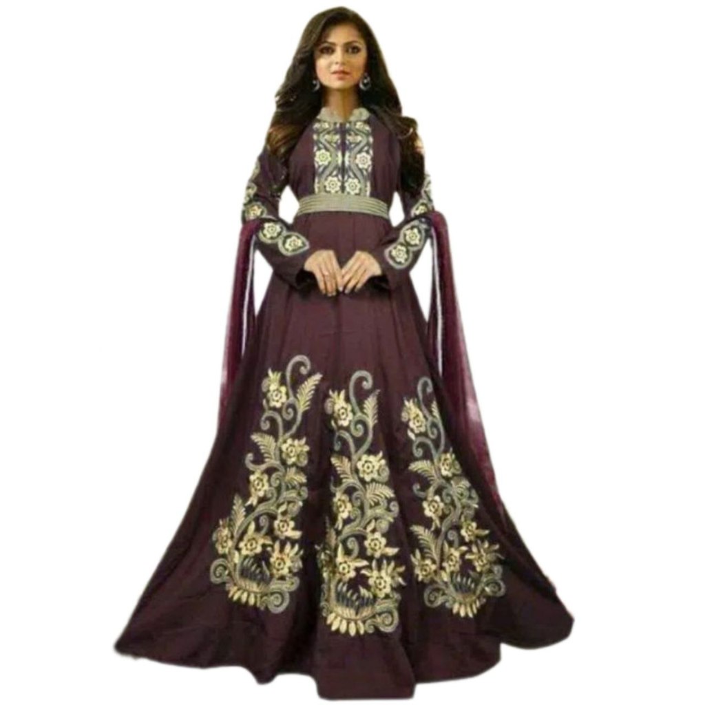 REAL VIDEO OK2312 Gamis India Bordir Arran 6WARNA | PS | Maxi Long Dress Muslim | Gamis Pakistan | B