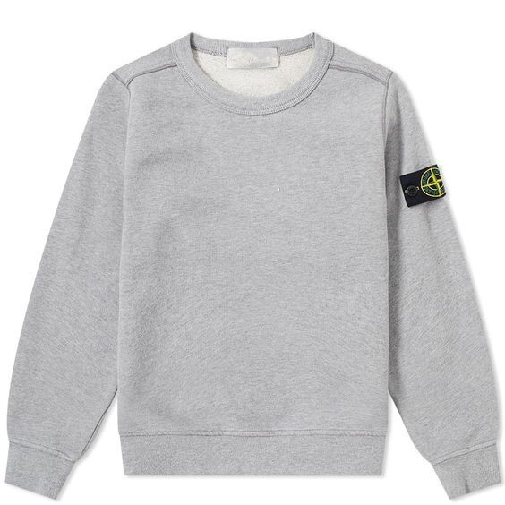 Sweatshirt Stone Island Black Premium FLeece Unisex (M-XXL)