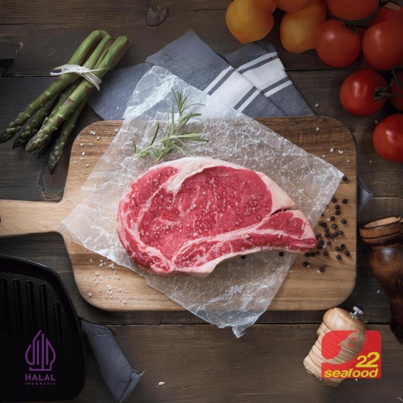 

Daging Sirloin Steak Sapi 500 gram / Original AUS Premium Beef Rib Eye / Seafood 22