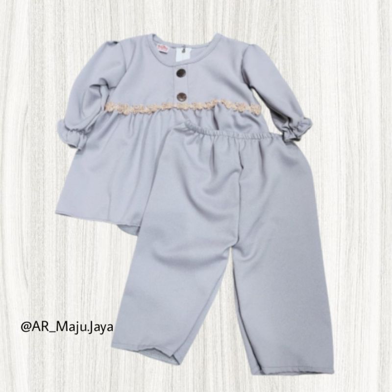 Gamis Setelan Anak / Gamis Anak Batita / Setelan Gamis Anak