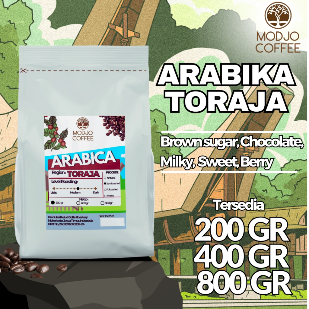 

Kopi Arabika Toraja Arabica Coffee Espresso Dan Manual Brew Roast Beans Biji Bubuk Modjo Coffe