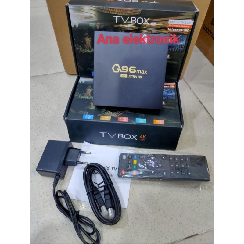TV BOX ANDROID 11.1 Q96MAX 4K ULTRA  HD 4+32GB TERBARU
