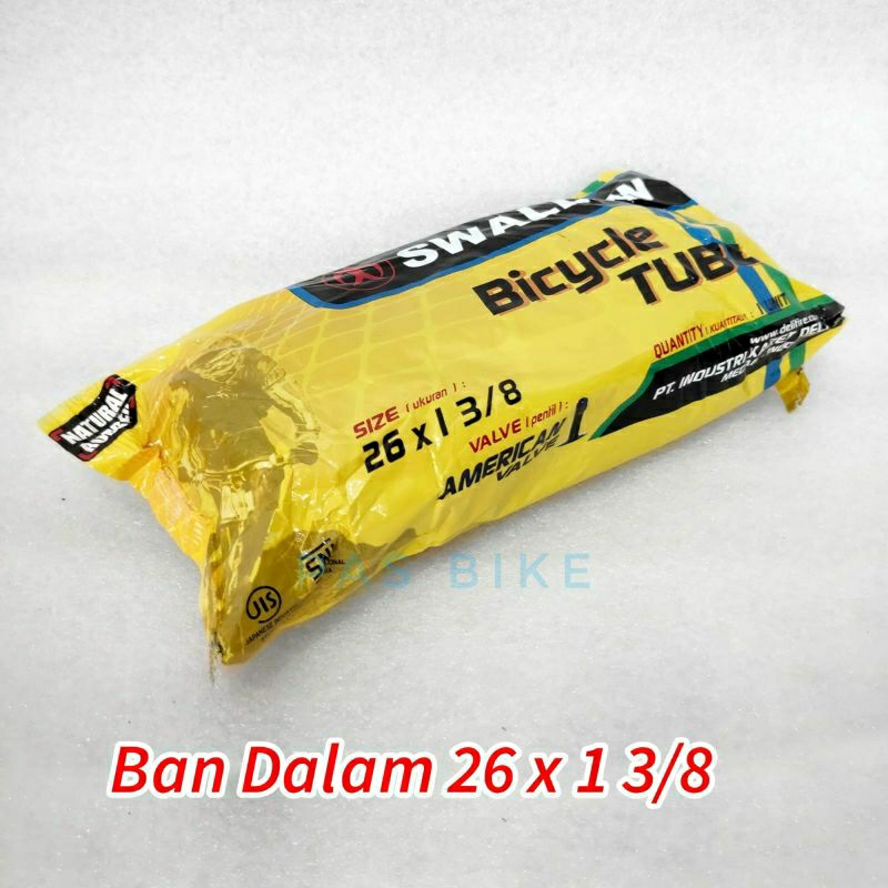 Ban Dalam 26 x 1 3/8 Ban Luar Sepeda Roda 26x1 3/8 Swallow