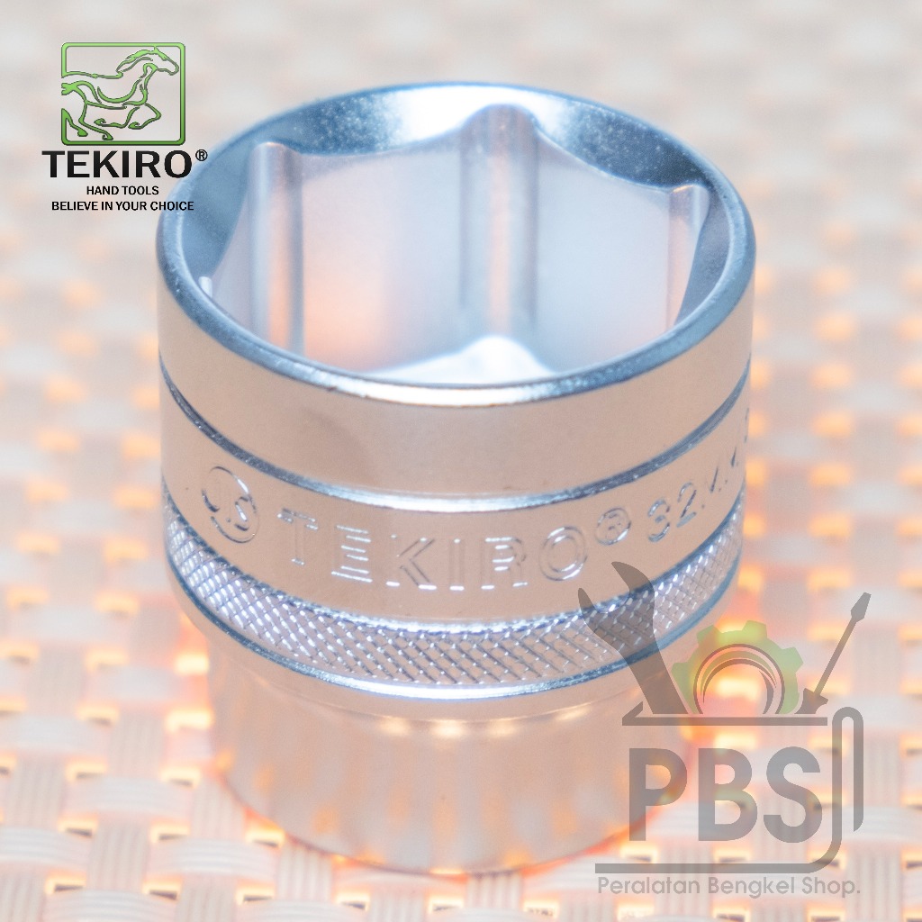 Mata kunci shock 32 TEKIRO 1/2" 6PT . Kunci Sock 32mm . Mata Sok 32mm