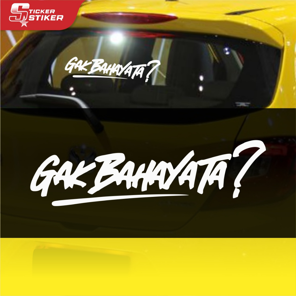 Stiker Cutting Gak Bahayata Skotlet Nyala