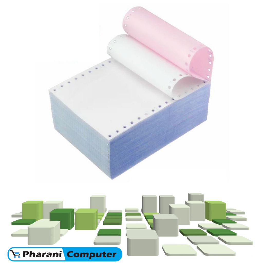 

Continuous Form 2 Ply bagi 2 Kertas 2Ply 9.5 X 11 : 2 Putih Merah