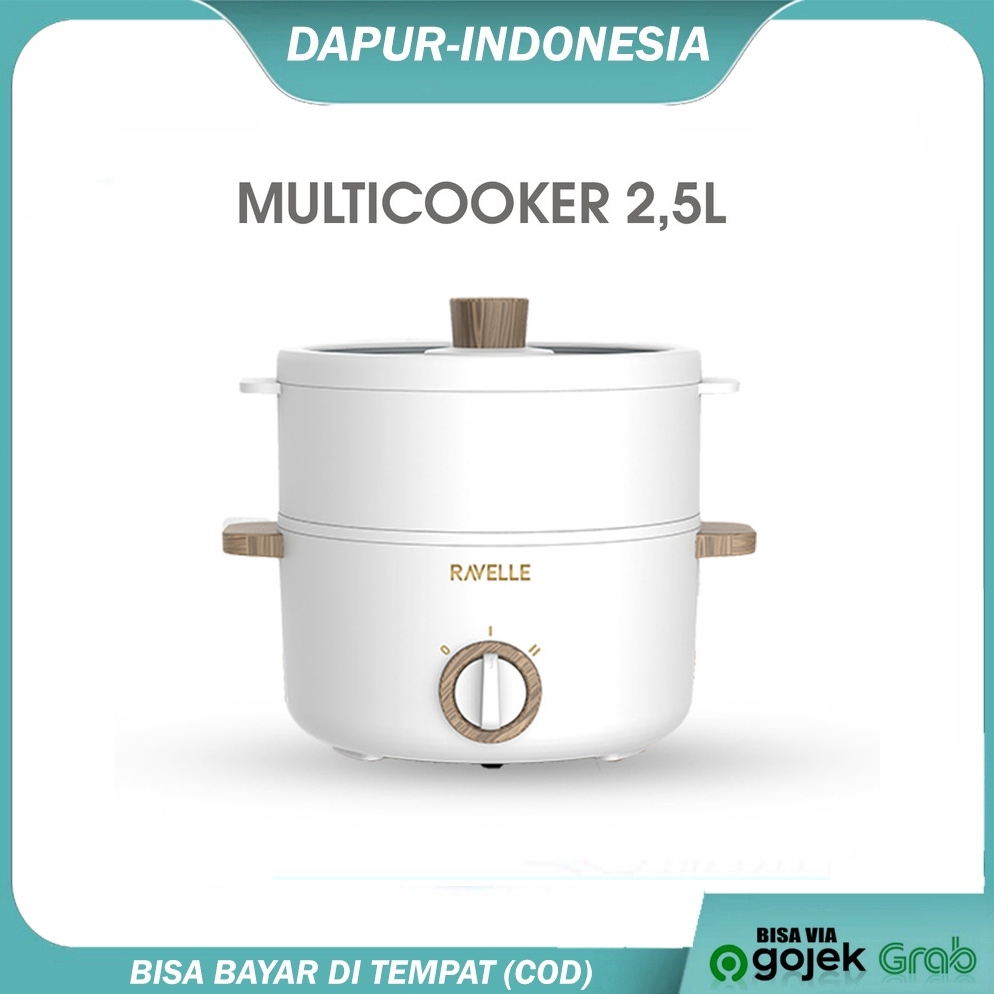 Ravelle Panci Listrik Multicooker 2,5L