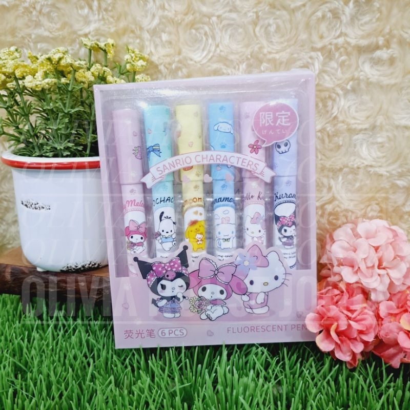 

Stabilo Set 6in1 Highlighter Set 6in1 Stabilo Hello Kitty My Melody Kuromi Cinnamoroll Pompompurin Pochacco Highlighter Hello Kitty My Melody Kuromi Cinnamoroll Pompompurin Pochacco