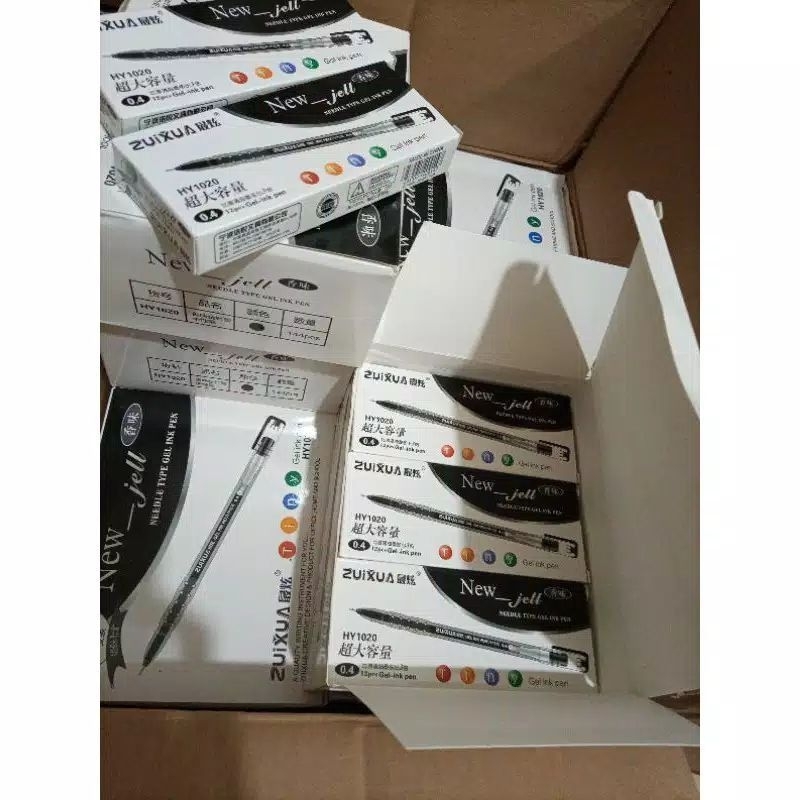 

12 picis bolpen Gel new Gel 0.4 zuixua original