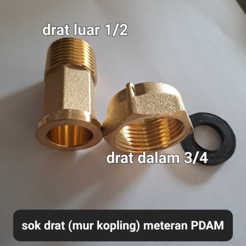 nepel mur kopling meteran air PDAM