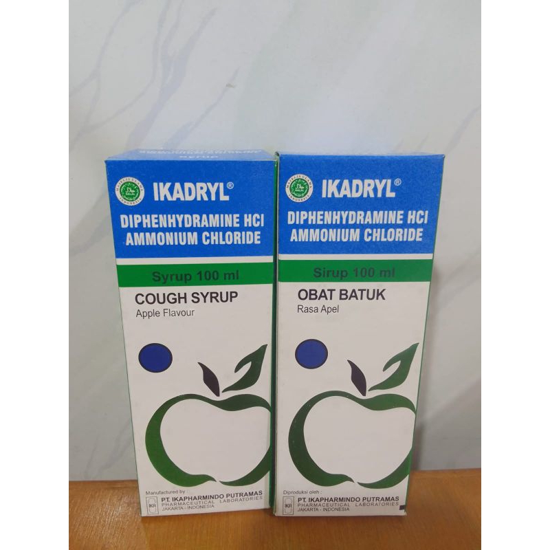 IKADRYL 60 ML & 100 ML OBAT SIRUP BATUK BERDAHAK