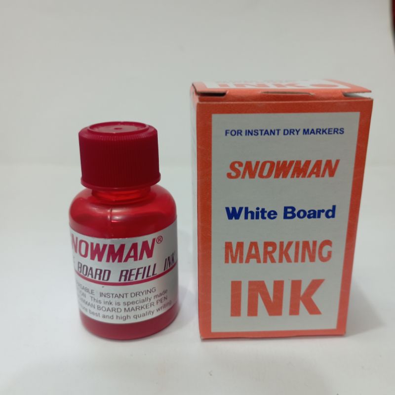 

REFILL SPIDOL INK SNOWMAN WHITE BOARD (merah) / pcs