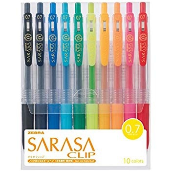 

Zebra Sarasa Clip Retractable Pulpen Ukuran 0.7