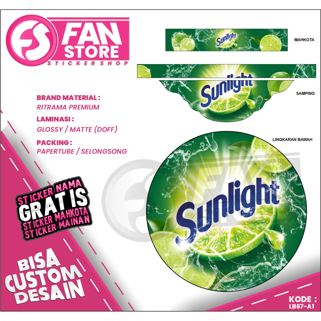 Stiker Decal Sangkar Lovebird RADJA Custom Motif / Decal Stiker Love Bird Unversal BNR / Kode LB67