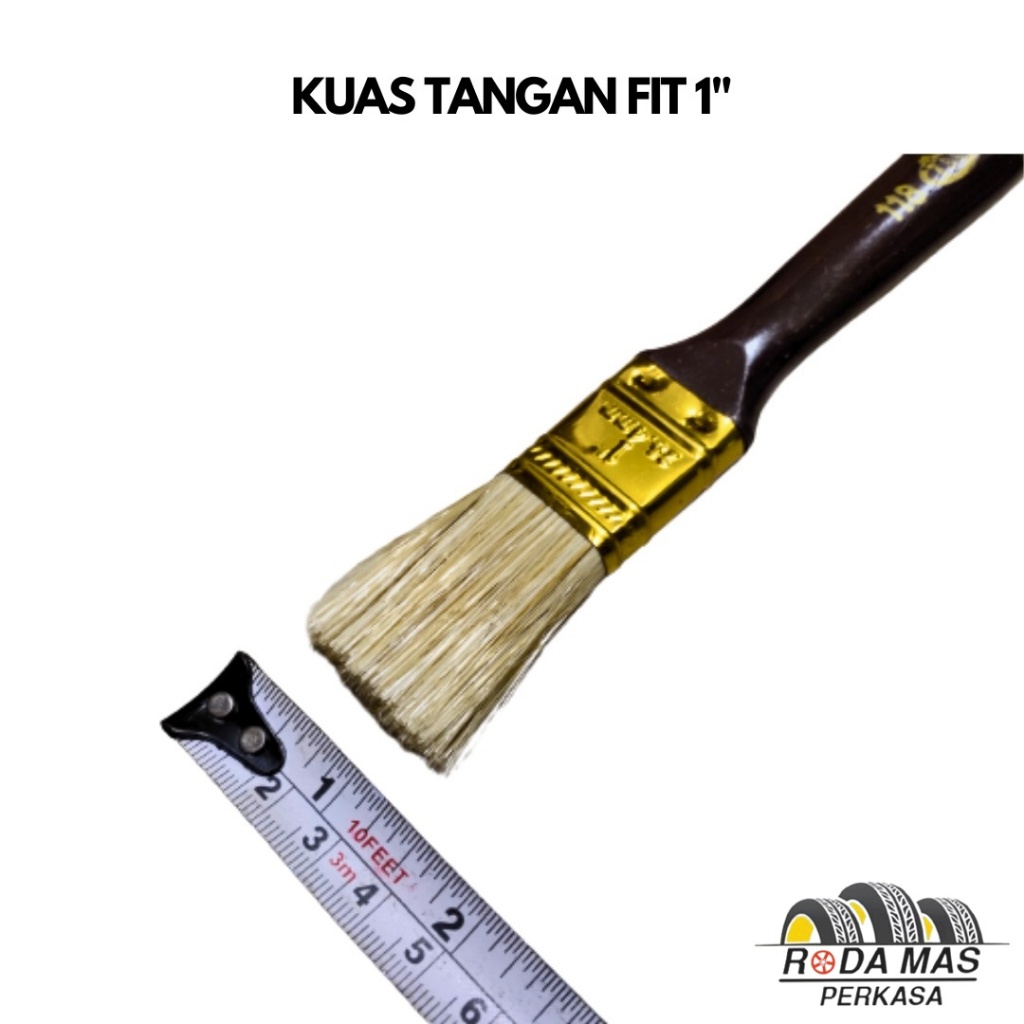 

Kuas Cat FIT 1" Inch Kuas Tangan Gg PVC Cat Tembok Dinding Kayu RMP