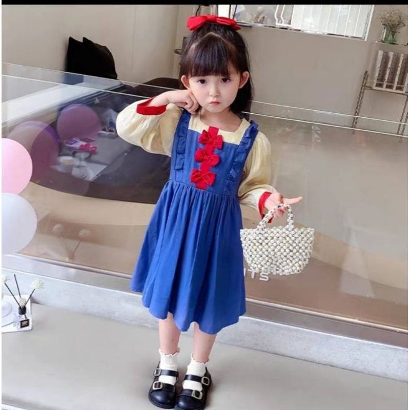 GAUN PRINCESS ANAK PEREMPUAN IMPORT - Baju anak perempuan - baju anak perempuan 1-4 tahun - dress an