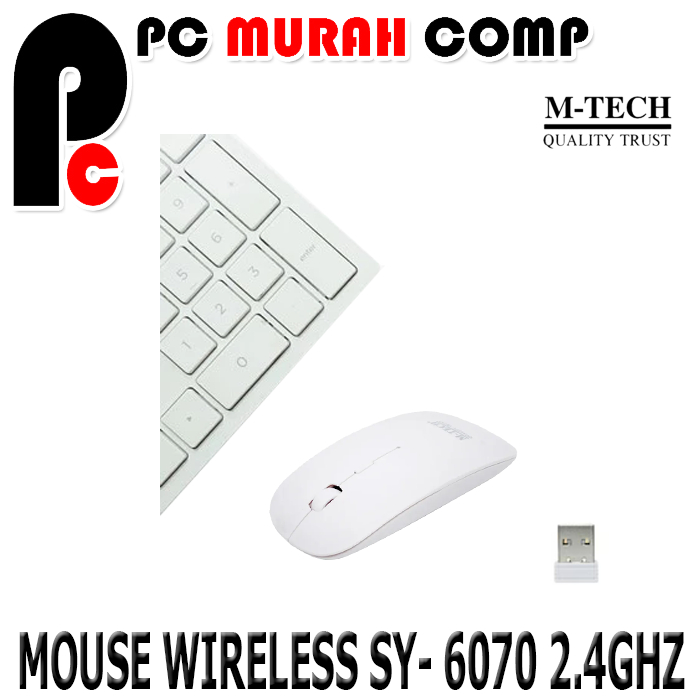 Mouse Wireless M-Tech SY-6070 SLIM MOUSE M-TECH