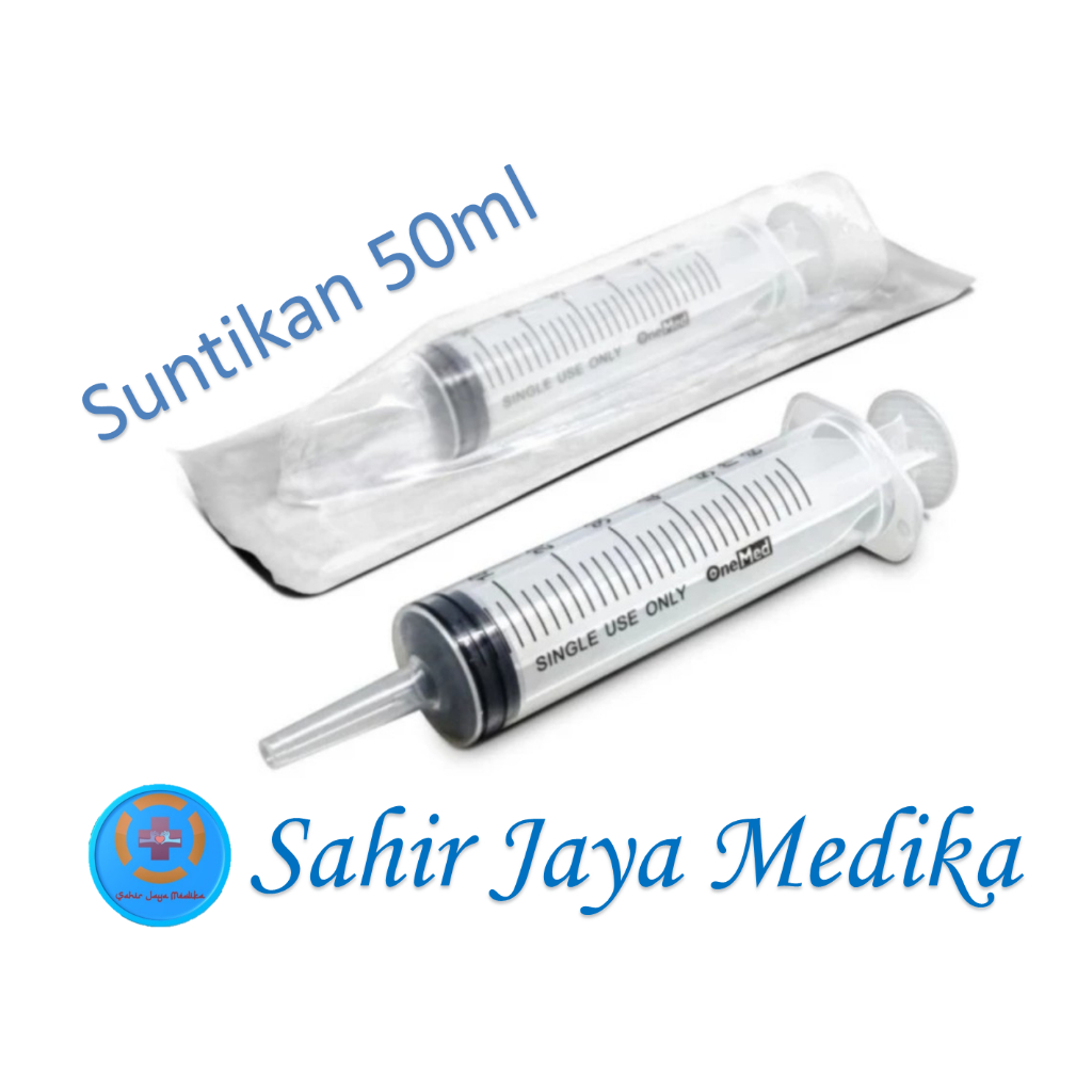 Suntikan Besar Spuit Jumbo 100 ml Disposable Syringe Catheter Tip 50cc