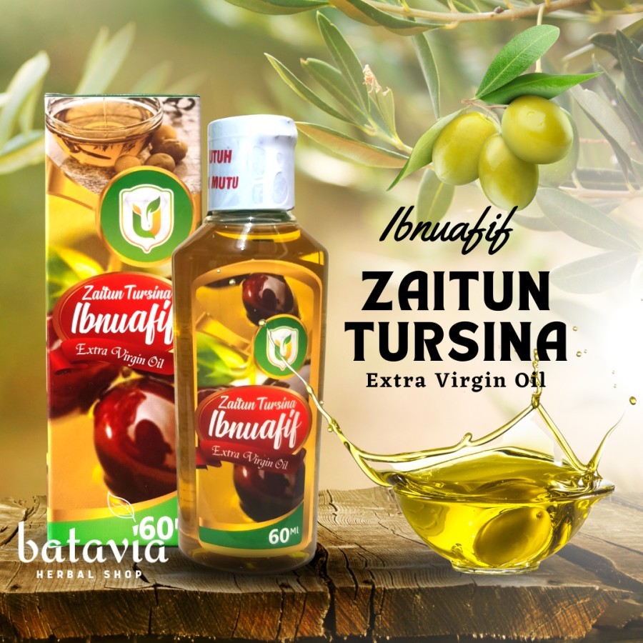 

Minyak Zaitun Tursina EVO Olive Oil Extra Virgin oil bin afif - 60ml