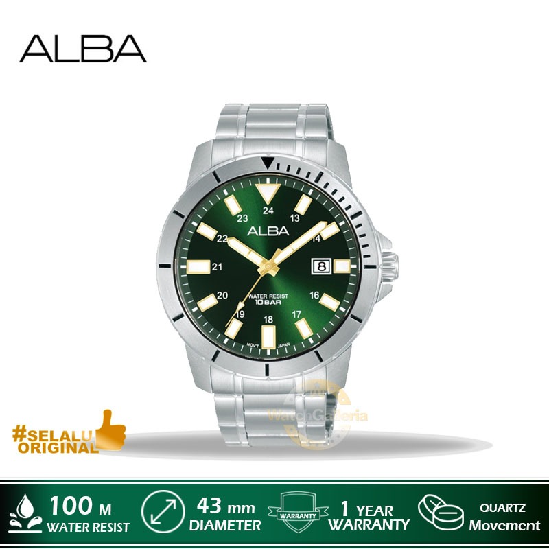 Jam Tangan Pria Alba AS9R95X1 AS9R95 Original Murah