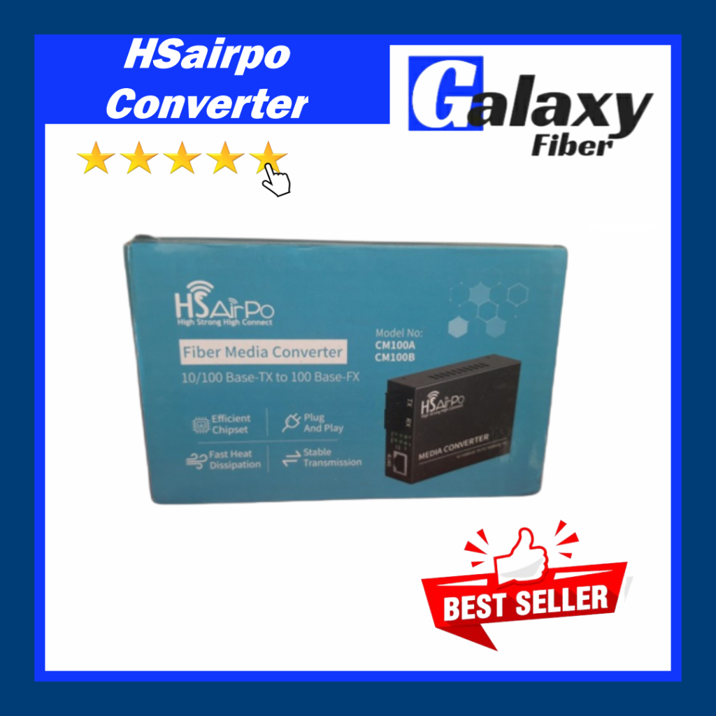 Hsairpo Converter A / B single Converter Fiber Optik