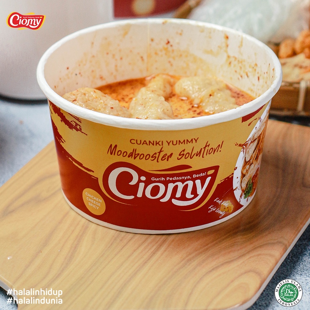 Ciomy Cuanki Yummy Makanan Viral KAI Kereta Api Non MSG Rasa Cheese Spicy & Chicken Spicy-4