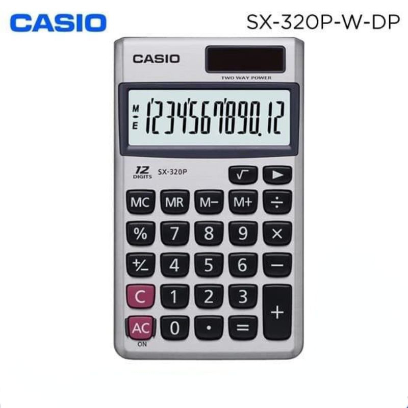 

CASIO KALKULATOR 12 DIGIT SX 320P
